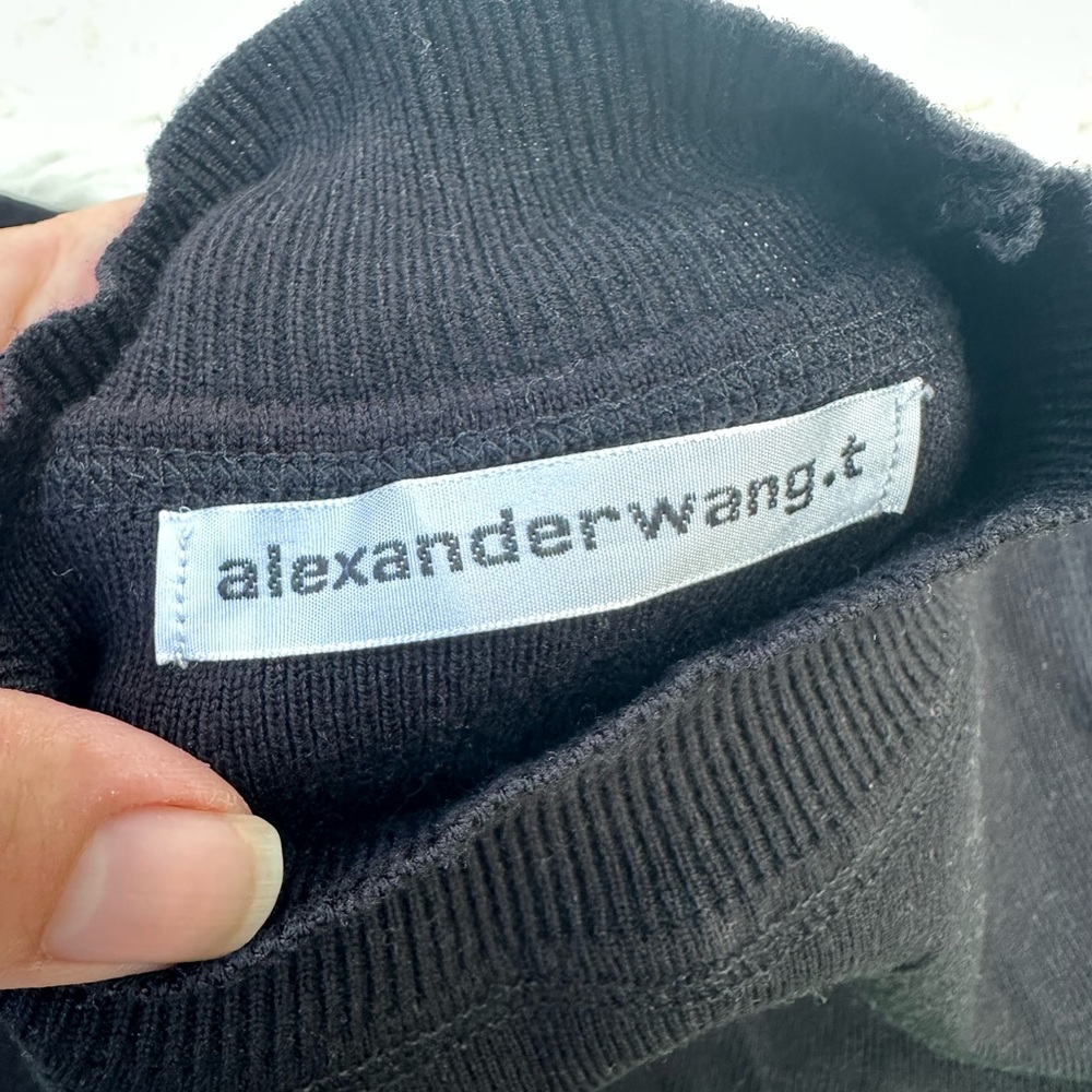 Alexander Wang Black Mini Bodycon Dress - Picture 11 of 12
